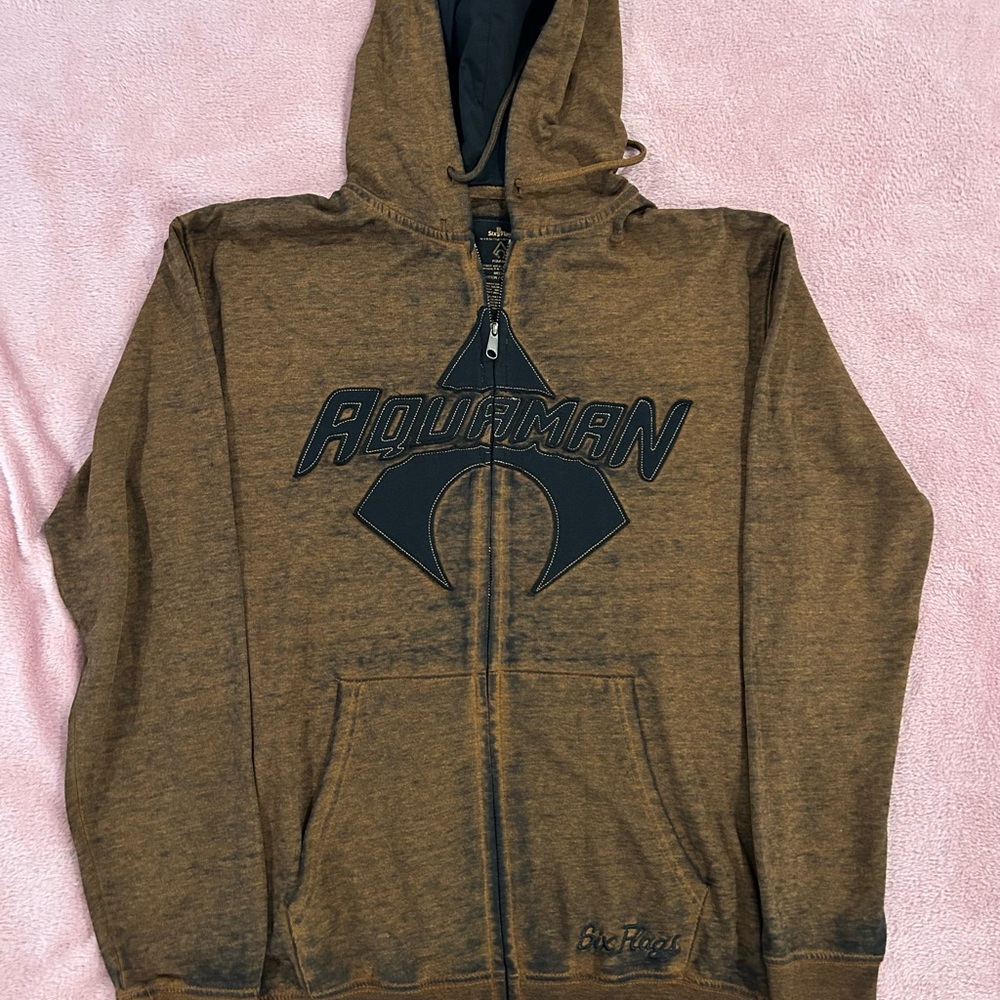 NWT Mens Aquaman Hoodie Jacket
